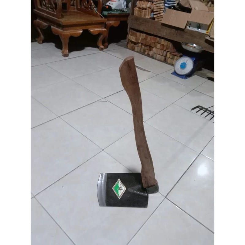 Cangkul Cap Jago + gagang Kayu Jati asli/ Cangkul Sawah /Cangkul Tanah kuat