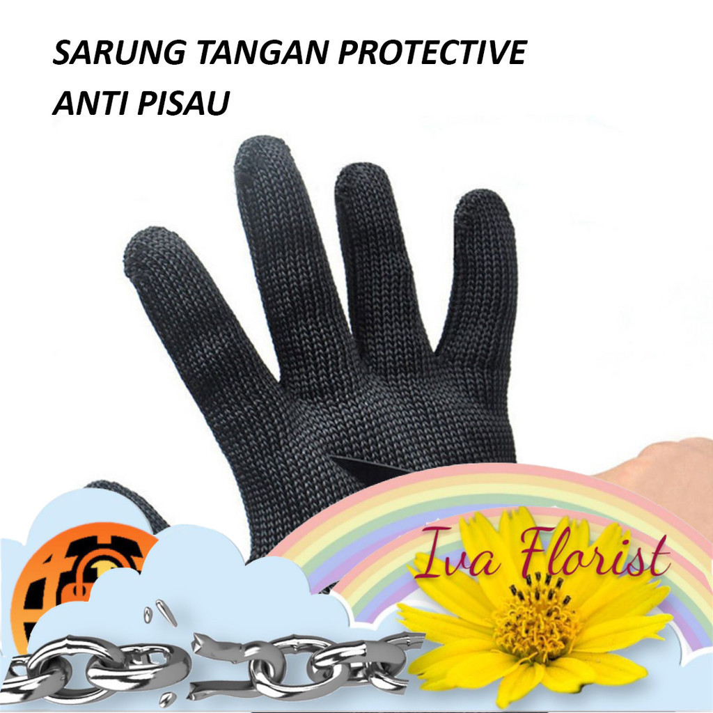ALAT Sarung tangan anti bacok kebeset pisau kepotong jari luka parang promo kebal