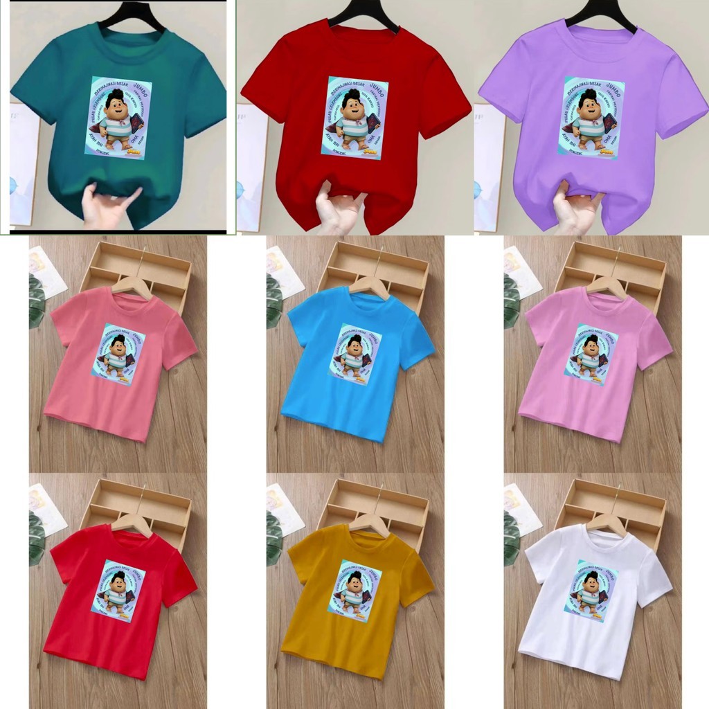 Jumbo Don kaos anak cewek cowok viral cotton combat 30s original perempuan laki laki boneka termurah