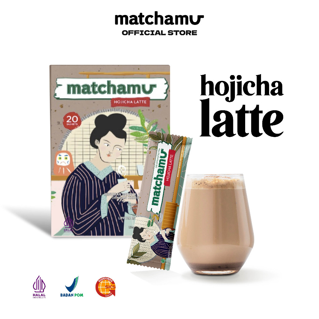 

Emama.store Matchamu Hojicha Latte Box of 20
