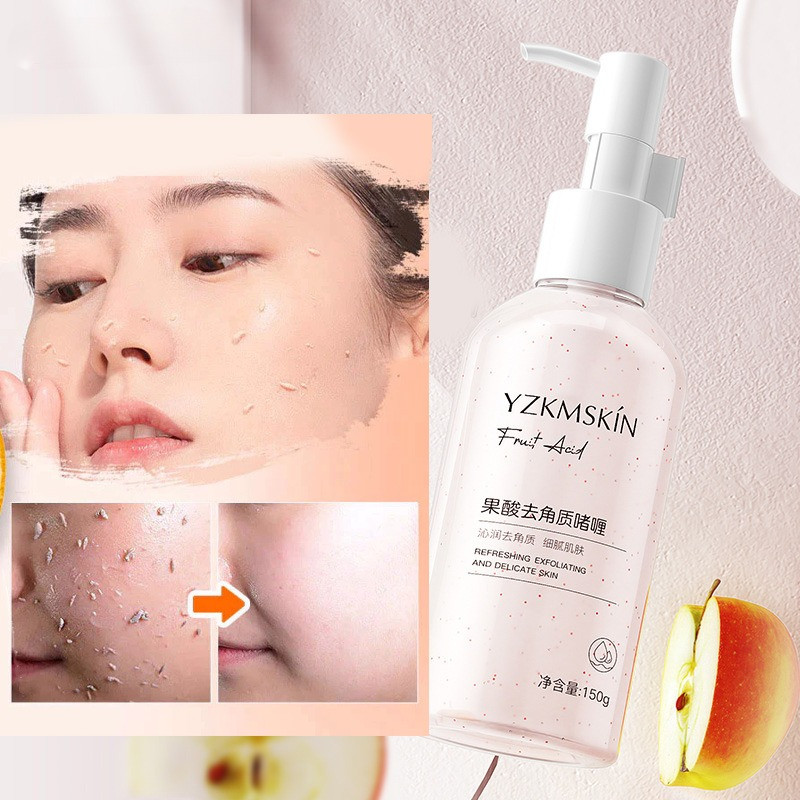 Fruit Acid Exfoliating Gel 150g Pengelupas Kulit Pemutih Pengelupas Pelembab Pengelupas Kulit Wajah 