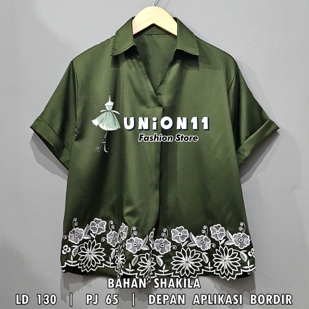 [𝗗𝘆𝗻𝗮𝗿𝗮]  KEMEJA JUMBO XXXXL WANITA LD 130 /  ATASAN JUMBO WANITA LD 130 / KEMEJA WANITA JUMBO LD 13