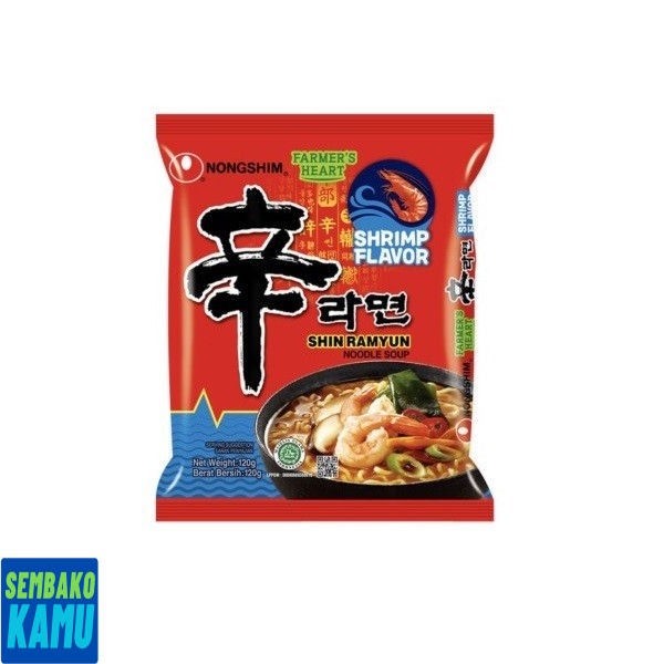 

Nongshim Mie Shrimp Shin Ramyun 120 gr