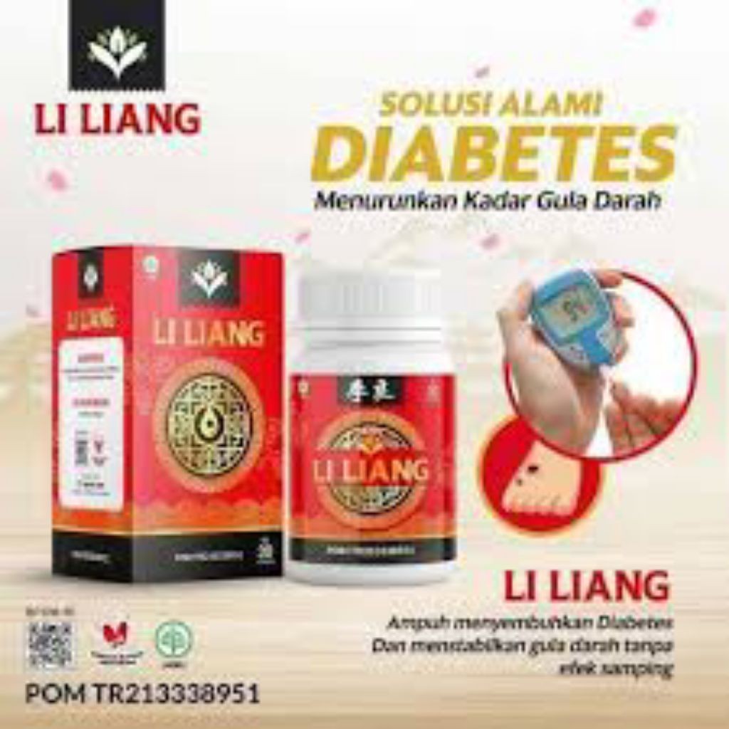 

LILIANG - Obat Herbal Diabetes Kencing Manis Gula Darah Kebas Kesemutan Halal MUI Isi 30 Kapsul