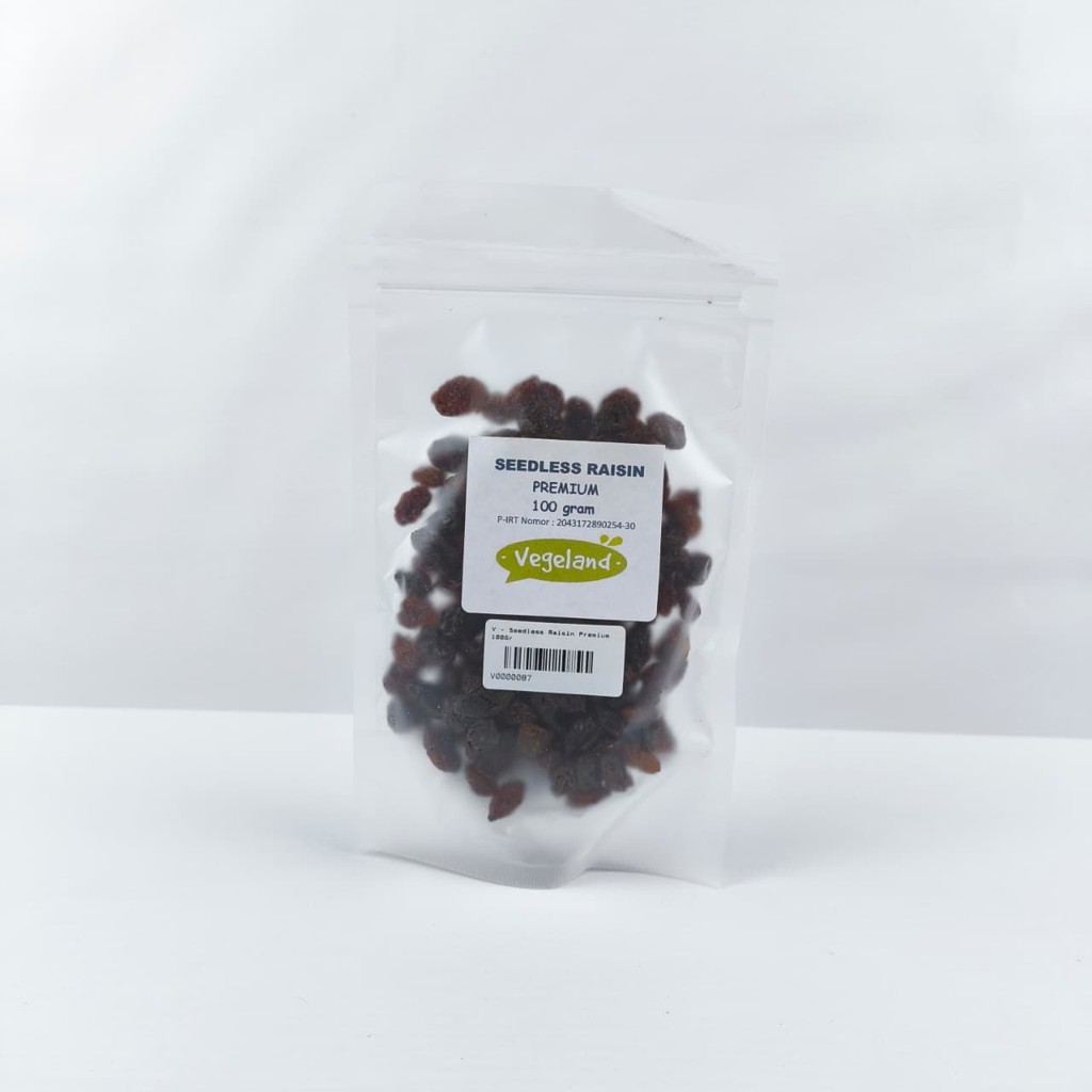 

Vegeland Seedless Raisin Premium 100Gr