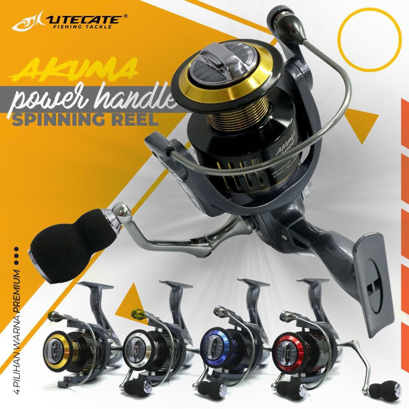 ZONA PEMANCING - Reel Utecate AKUMA 6000 Power Handle Murah