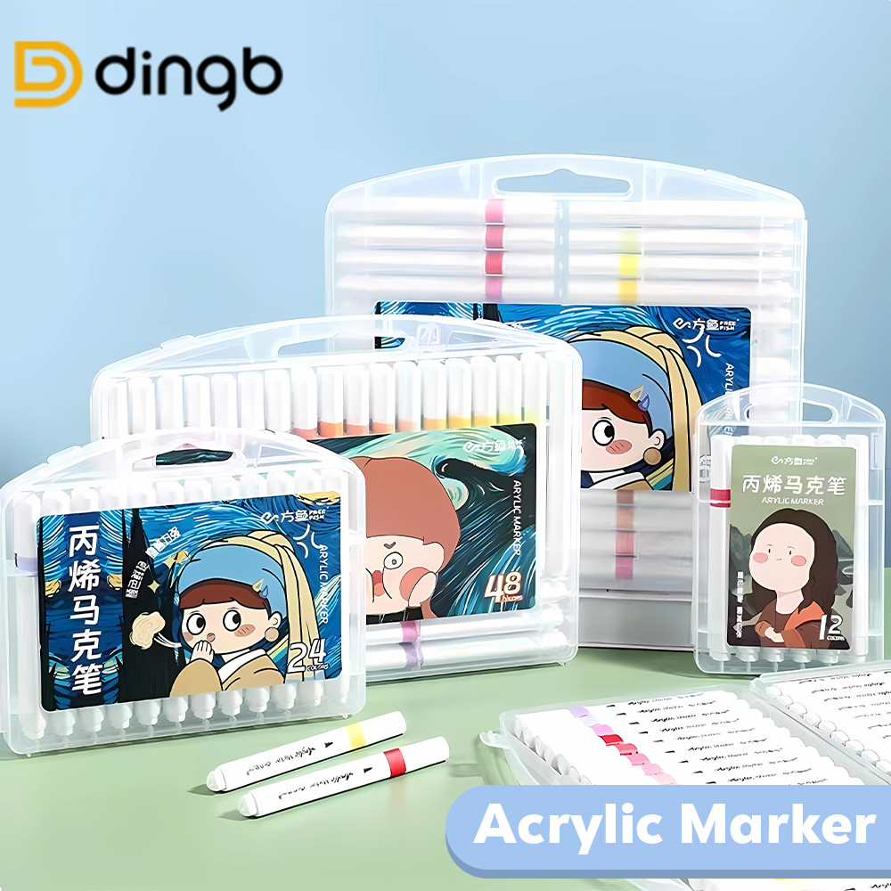 

DINGB GRAFFITI ACRYLIC MARKER SET - SPIDOL AKRILIK 12/24 WARNA ZZ-936