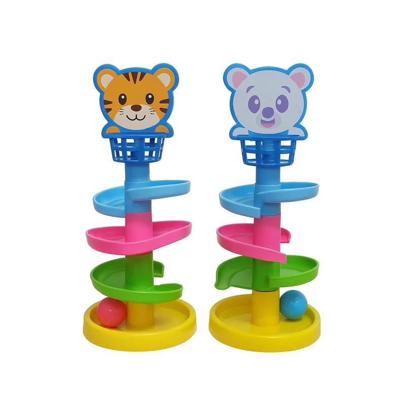 Promo COD Murah Mainan Viral Edukatif Anak Rotating Rolling Ball 3 Susun SH220 Edukasi Cocok Untuk A