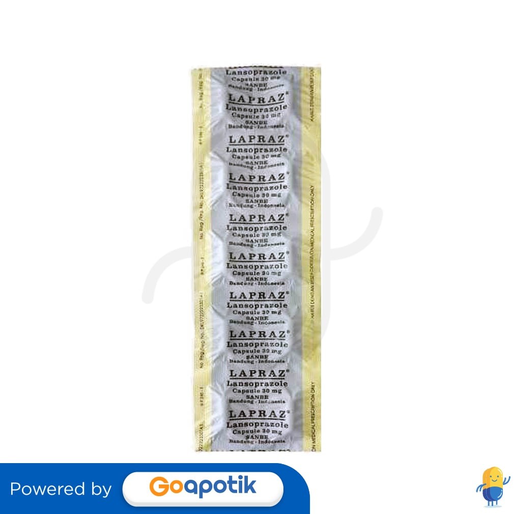 Lapraz 30 Mg Strip 10 Kapsul