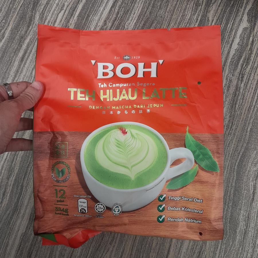 

BOH Minuman Teh Hijau Latte dengan Matcha dari Jepang ( isi 12 )