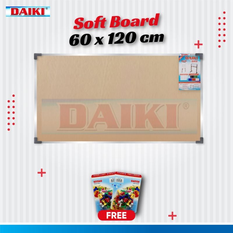 

NEW Softboard / Papan mading classic DAIKI Uk 60x120 Cm PREMIUM