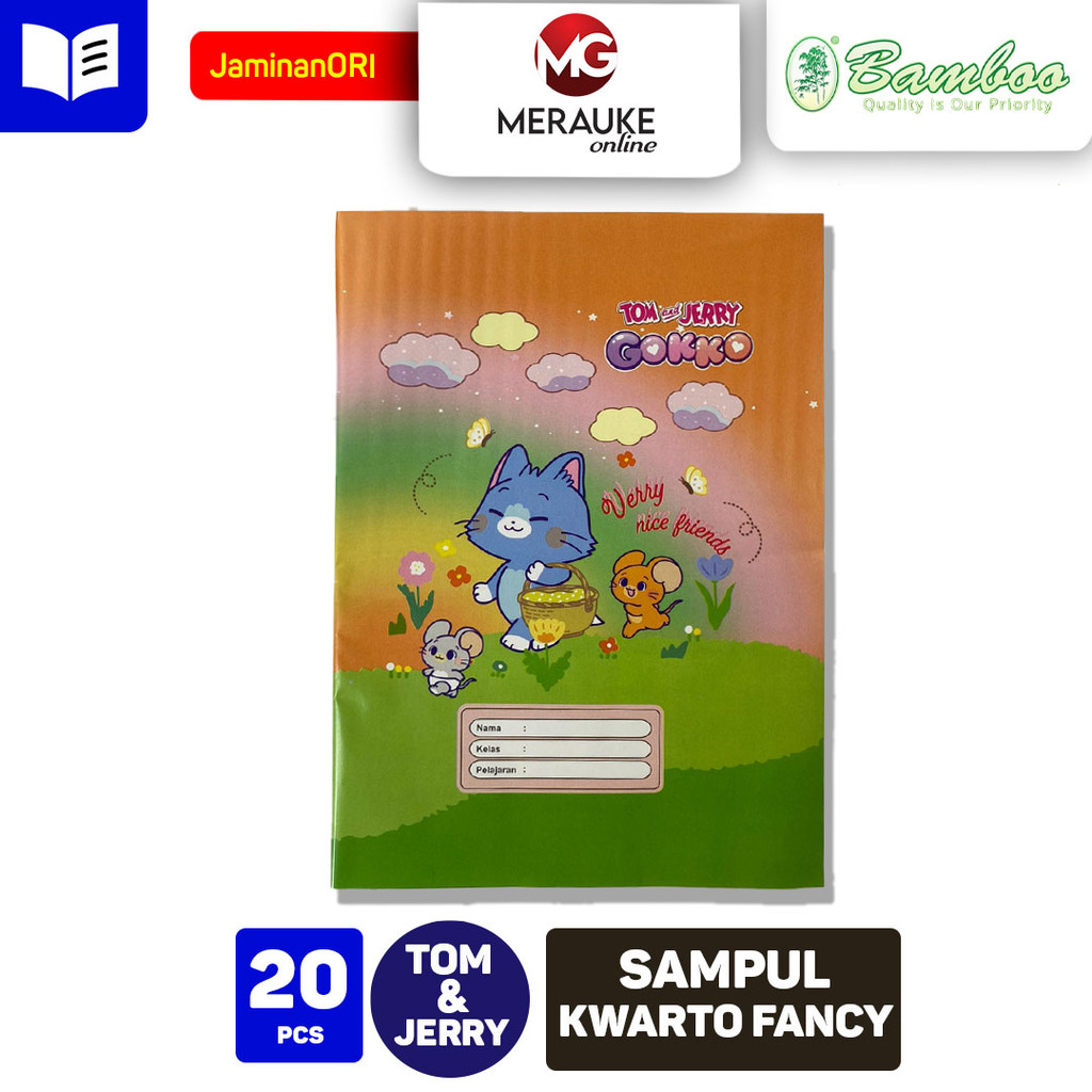 

Bamboo Sampul Art Paper Kwarto Fancy 16x21cm ( 20 Lembar )