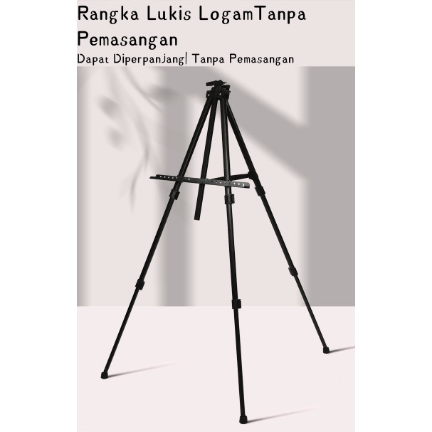 

Rangka Lukis Lipat Logam, Portabel, Dapat Disimpan, Dapat Diperpanjang, Rangka Lukis Besi, Rangka Lukis Aluminium untuk Sketsa dan Plein Air, Rangka Lukis Tripod