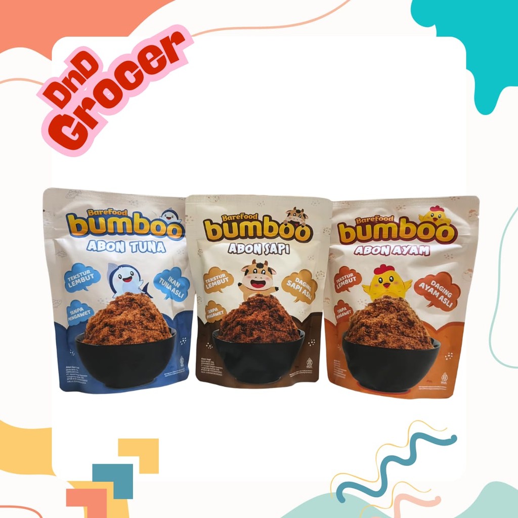 

BUMBOO Abon MPASI Ayam, Tuna, Sapi Tanpa MSG dan Pengawet