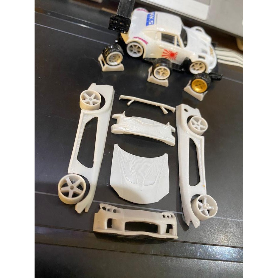 Body Panel kit Hotwheel RX 7 Veilside Diorama Diecast