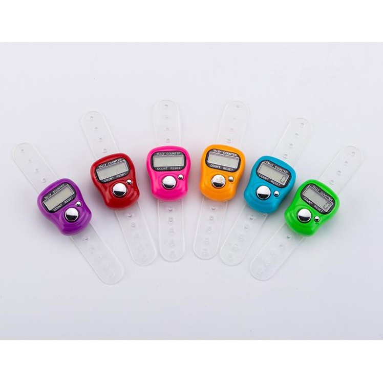 

100pcs Mini Stitch Marker And Row Finger Counter LCD Electronic Digital Tally Counter For Sewing Knitting Weave Tool Finger ni27