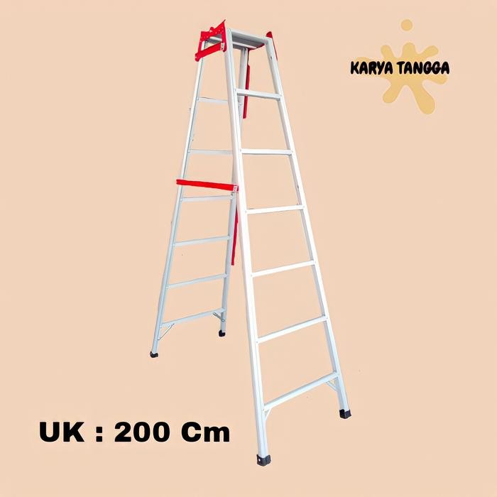Tangga Lipat Aluminium 2 M/ 200 Cm