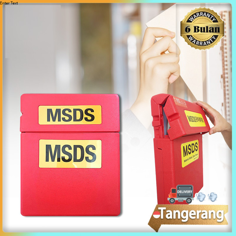 

MSDS Document Box Kotak Tahan Lama Kotak File Chemical Kotak Penyimpanan Dokumen
