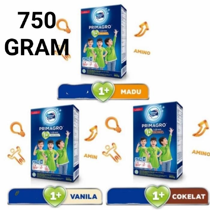 

Promo[Best Seller] Frisian Flag Primagro 1+ Rasa Vanilla / Coklat / Madu 800 Gram - Madu