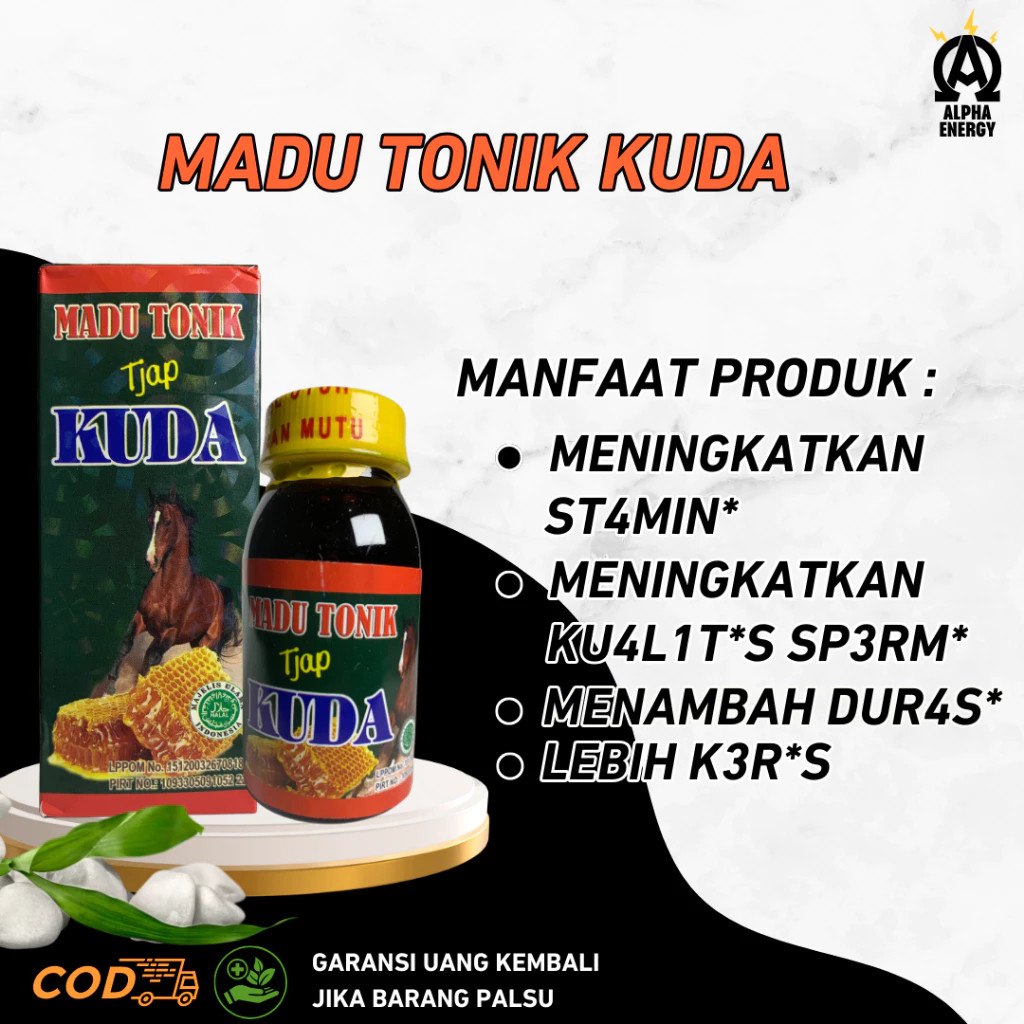 

(privasi aman) Madu Tonik Kuda Hijau Madu Stamina Pria Kuat Tahan Lama / Madu Pria sejati
