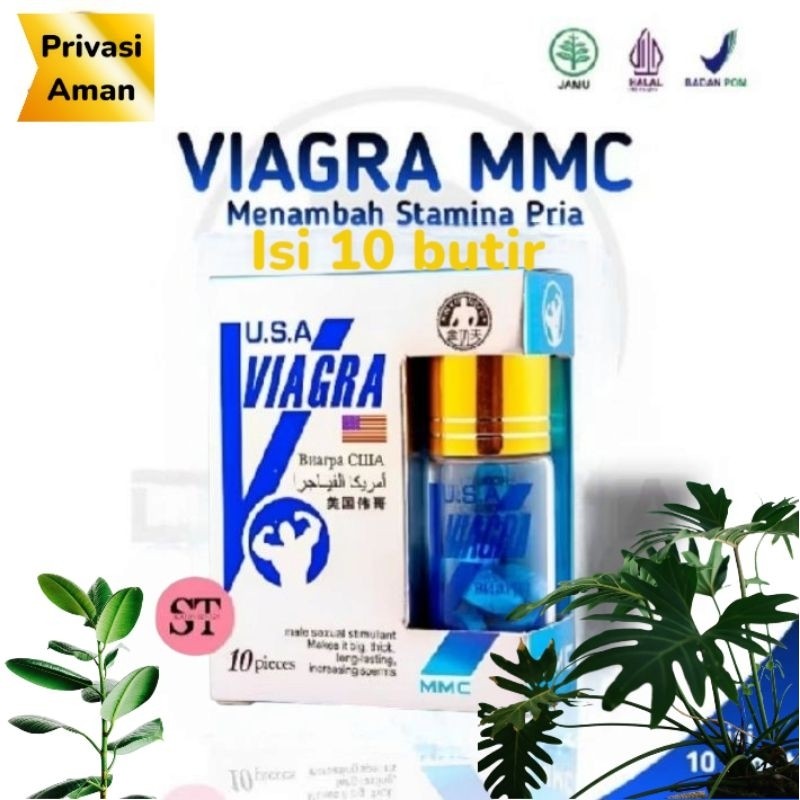ORIGINAL 100% VIAGRA MMC BLUE USA - Obat Kuat Pria,Meningkatkan Stamina & Vitalitas,100% Aman