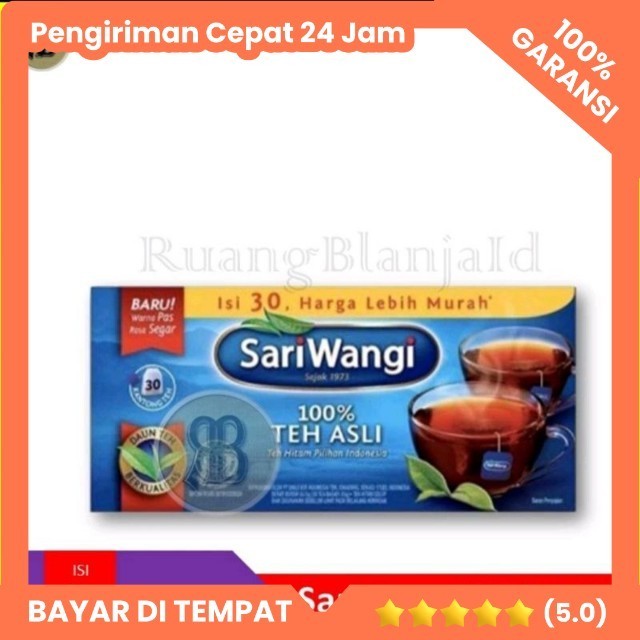 

SARIWANGI Teh celup hitam asli 30s