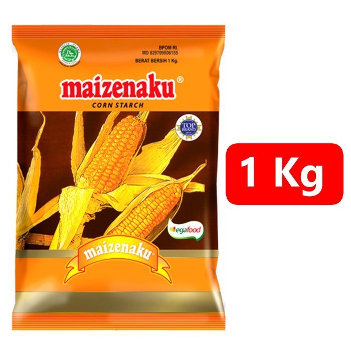 

Tepung Maizena Corn Starch MAIZENAKU 1 kilo / 1kg / 1 Kg