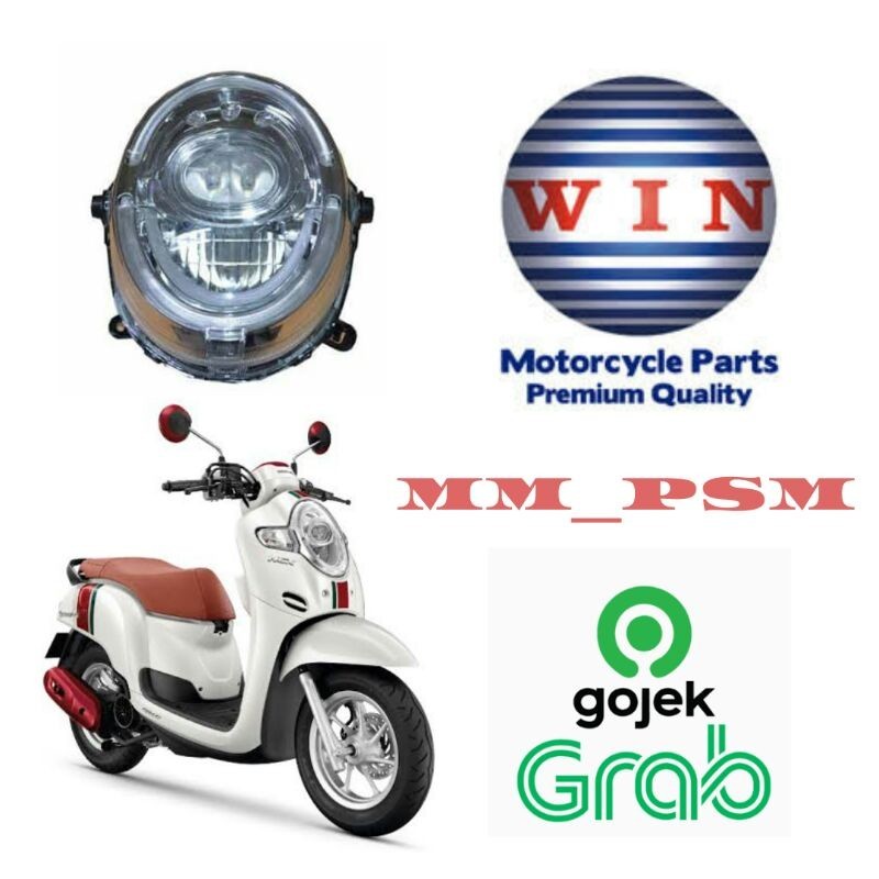 HEADLAMP SCOOPY FI 2017 2018 2019 LAMPU DEPAN SCOOPY FI 2017 2018 2019 REFLEKTOR SCOOPY FI 2017 2018