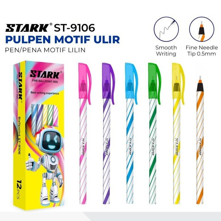 

BTS - Pulpen Ulir Stark ST-9106 1pak/12pcs