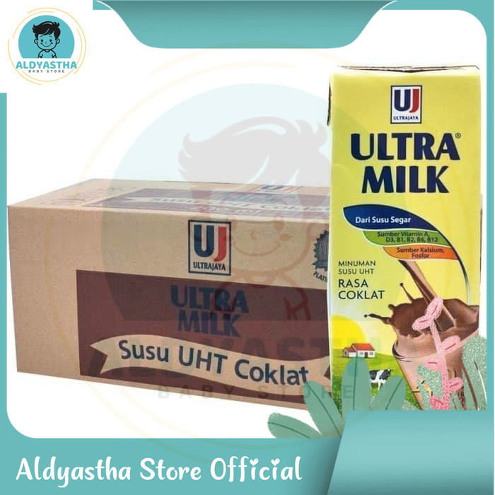 

ULTRA MILK RASA COKLAT 200ML 1 karton/ Yastore