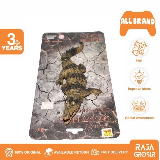 Mainan Anak Hewan Karet Reptil Bahan Lembut