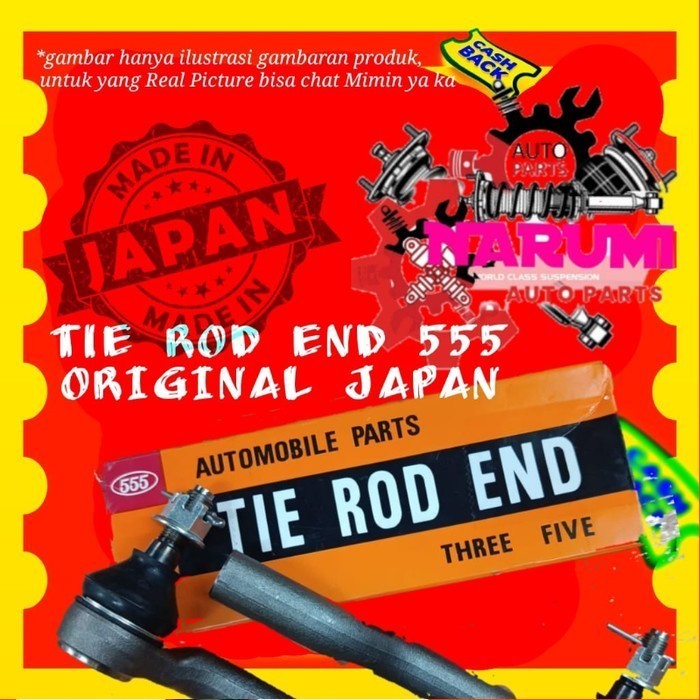 TIEROD # TIE ROD 555 JEPANG HONDA FREED ASLI ORIGINAL