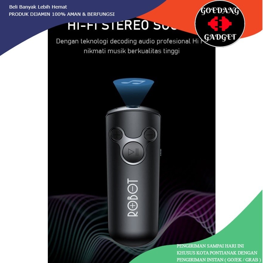 RS-10 BLUETOOTH RECEIVER ROBOT RS10 HD SOUND QUALITY ORIGINAL PRODUCT