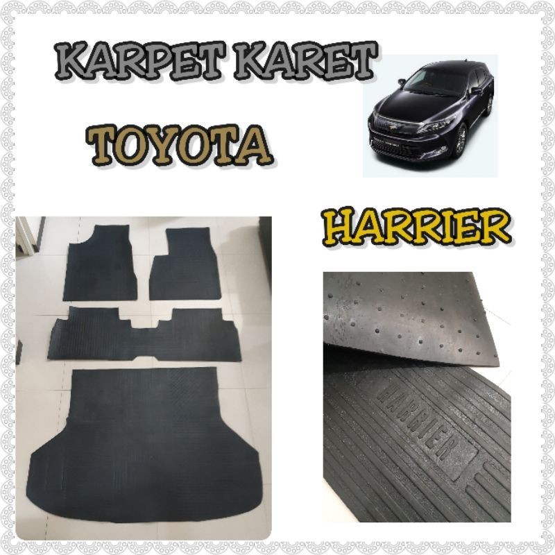 karpet mobil toyota harrier full set