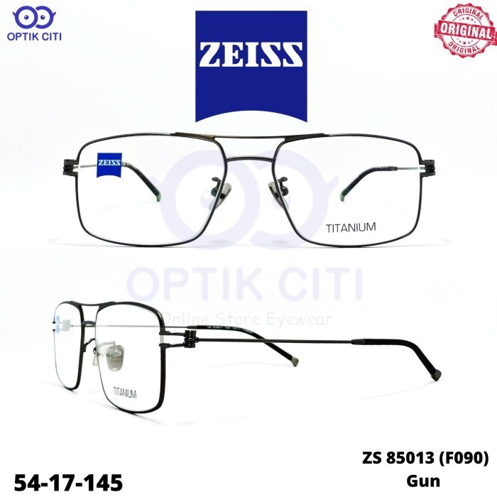 Frame Kacamata Pria Zeiss ZS 85013 Titanium Original