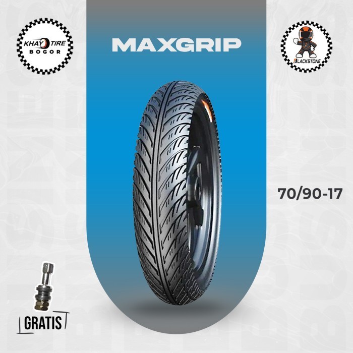 Ban Motor Bebek BLACKSTONE MAXGRIP 70/90 Ring 17 Tubeless