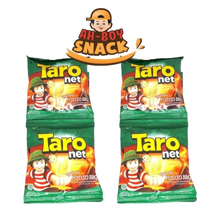 

CHIKI TARO NET ECER 1000 POTATO BARBEQUE ECER 1000 PER RENCENG ISI ( 10 SACHET X 8 GRAM ) - TARO NET POTATO BBQ PER RENCENG