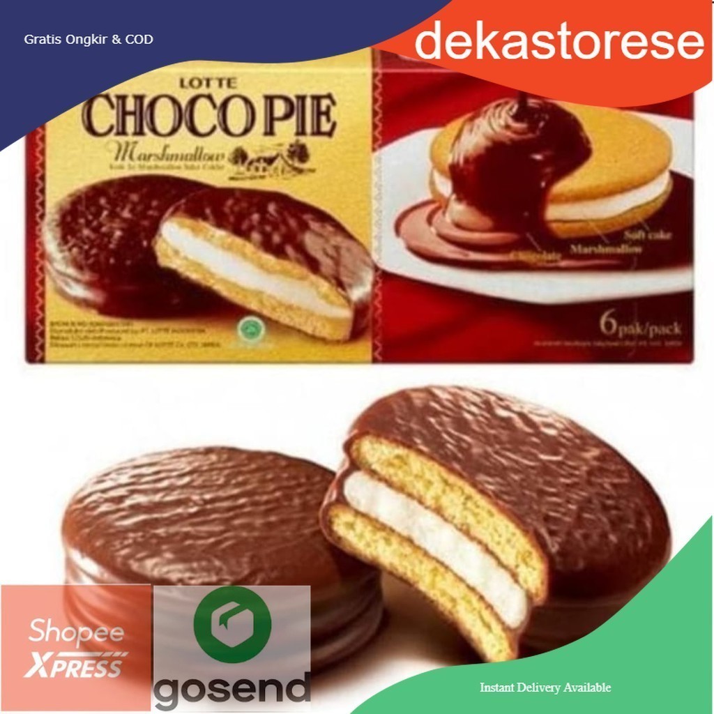 

Marshmallow Choco Pie per Bungkus Berat 28g 1 pcs