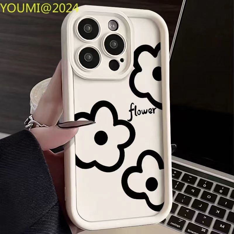 Simplified English flowers suitable for Realme C55 C51 C35 C33 C30 C2 C3 C20 C12 C25 phone case C21Y