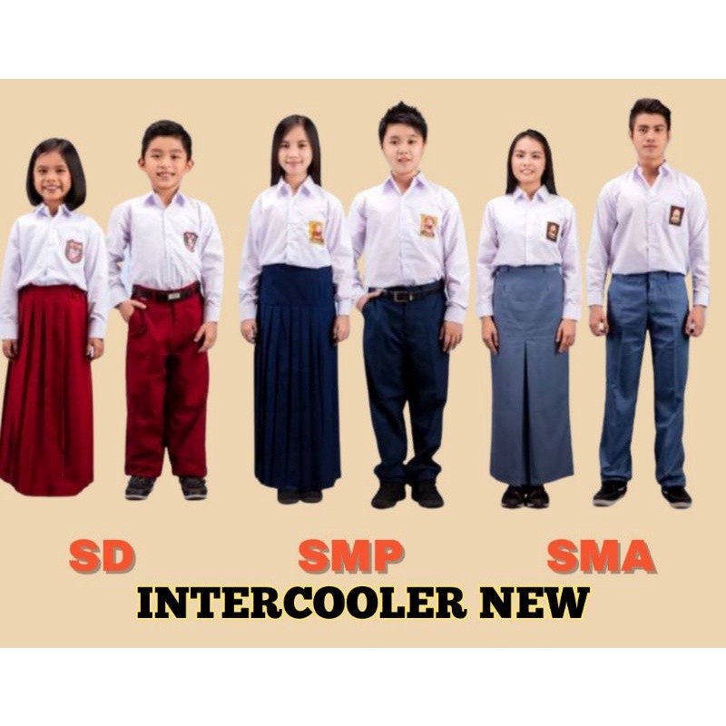 KAIN CELANA SMA/SERAGAM SD/SERAGAM SMA INTERCOOLER