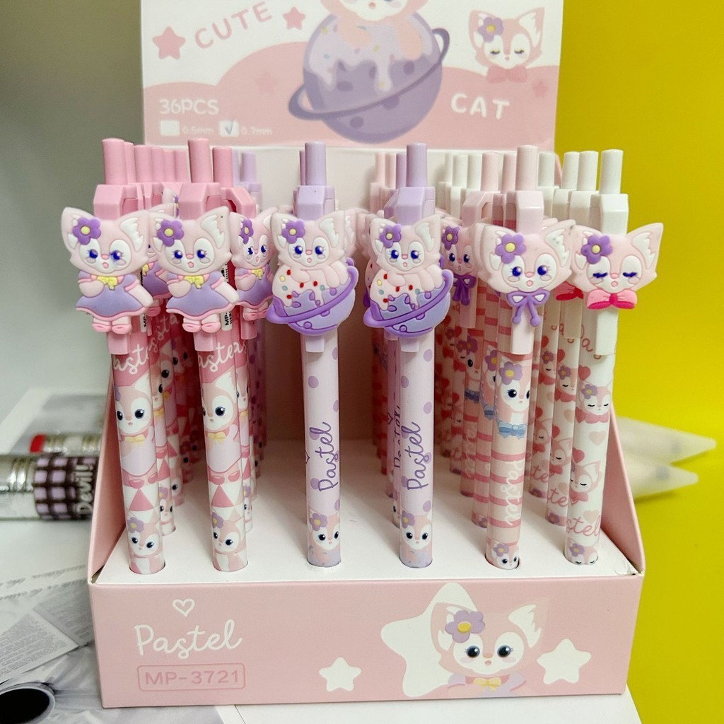 

( OTH1030 ) ( DIJUAL SATUAN ) ( Kids ) Alat tulis pensil mekanik karakter - lina bell - pink merah muda purple ungu white putih
