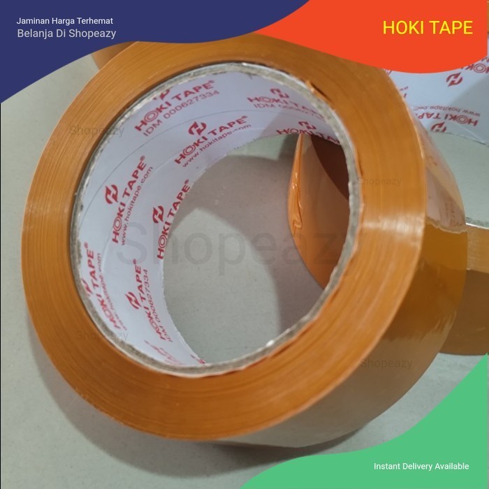 

Lakban Warna Coklat OPP Hoki Tape lengket 48mm x 100meter - kualitas terbaik