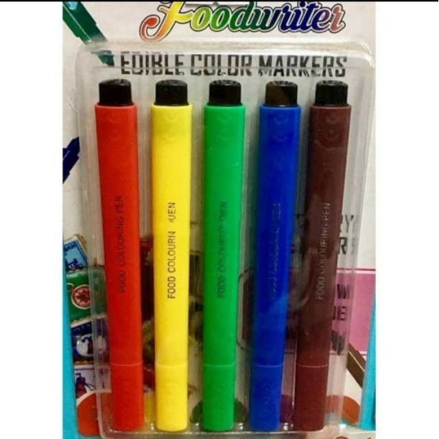

[GAB] Edible Pen Decorating Pen Colour Spidol Penghias Makanan Foodwriter Pen/Pena warna untuk makanan