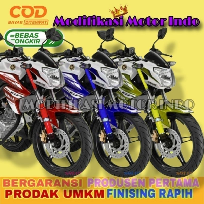 cover shock depan Vixion New cover shock
