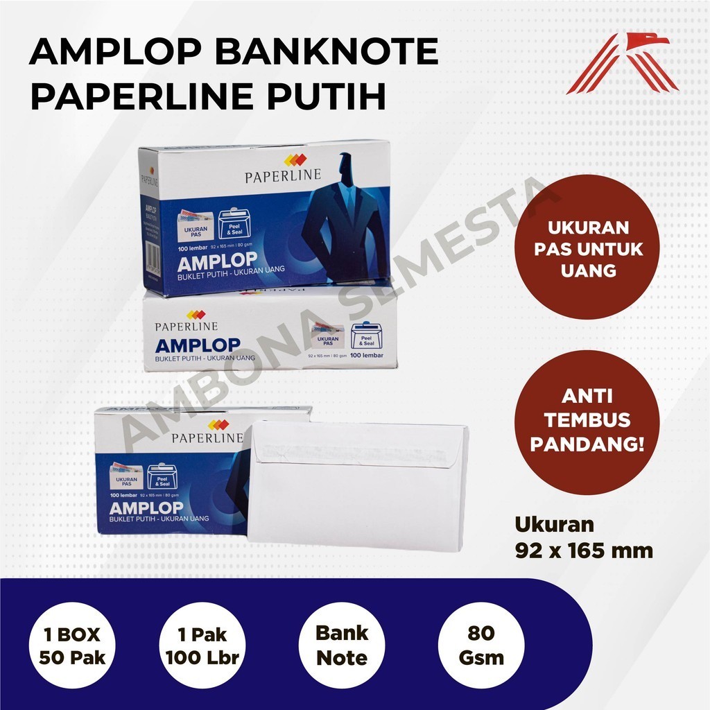 

Amplop Paperline Banknote