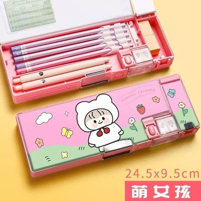 

NEW! BEST SELLER Kotak Pensil Anak Sekolah.Tempat Pensil Anak Sekolah Water proof - Little Girl