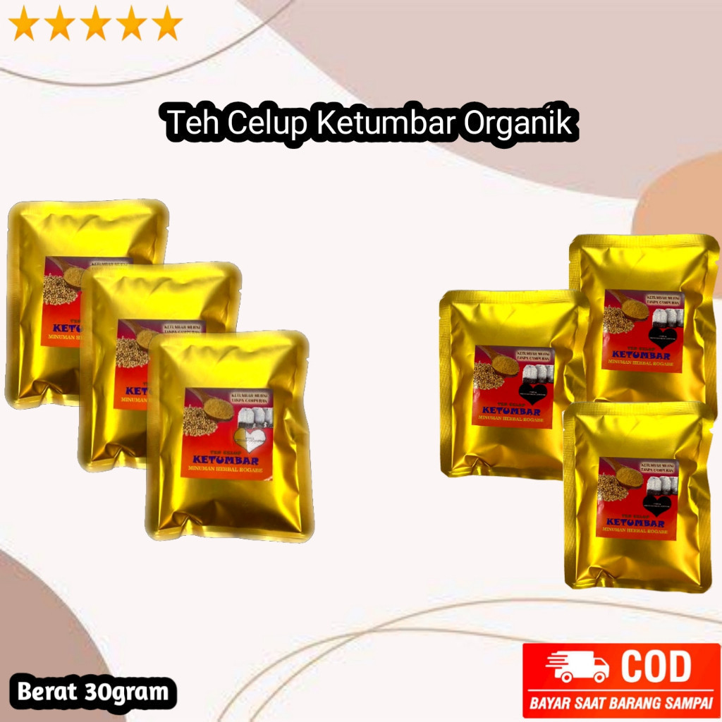 

Teh Celup Ketumbar Organik 100% Asli Tanpa Campuran 1 Bungkus isi 5 / R N