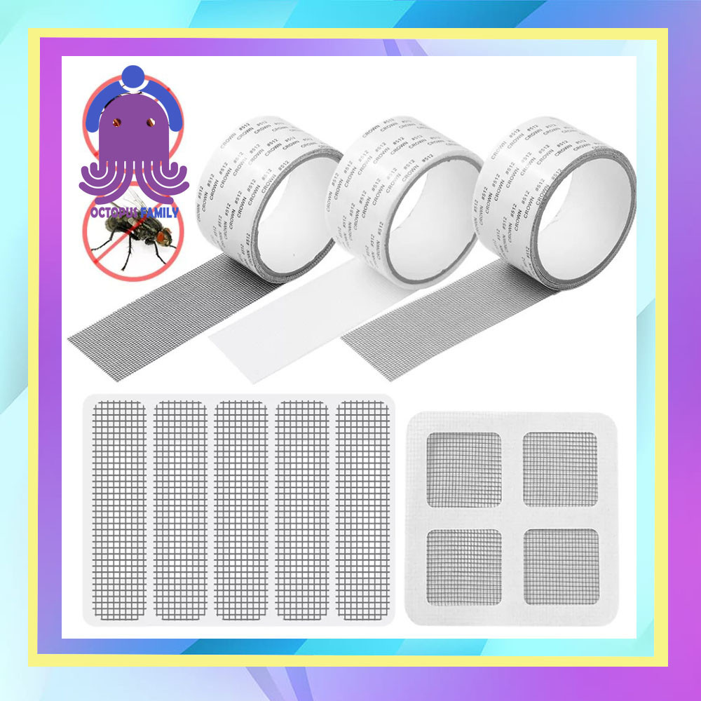 

Lakban Kawat Nyamuk Tambalan Repair Penutup Lubang Pintu KASA NYAMUK Jendela Tirai Isolasi Kawat by Octopus Family