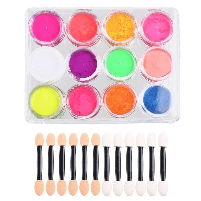 

12 Colors Resin Dye Luminous Powder for Epoxy Resin Acrylic Paint Party Decor