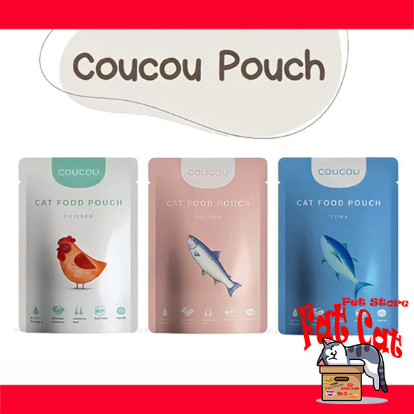 COUCOU wet food pouch 85gr - makanan basah kucing